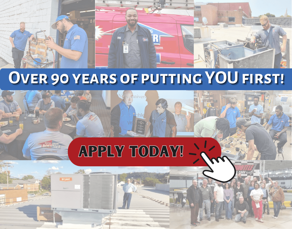 Apply Now at Boehmer Heating & Cooling